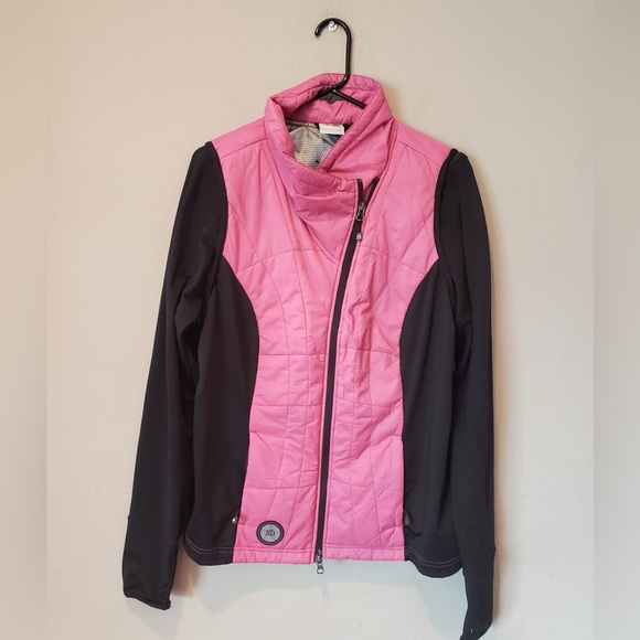 Harley-Davidson Jackets & Blazers - Harley-Davidson Pink and Black Ski Jacket